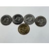 Image 1 : Susan B. Anthony 1979 One-Dollar coins (4 total) &  Sacagawea 2001 P Dollar Coin (1) - FV $5.00 