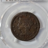 Image 2 : 1846 Large Cent N-12 Tall Date PCGS Genuine VG Details - Early U.S. Copper Coin