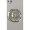 Image 4 : 1943 Washington 90% Silver Quarter & 1944 90% Silver Mercury Dime - Face Value: $0.35