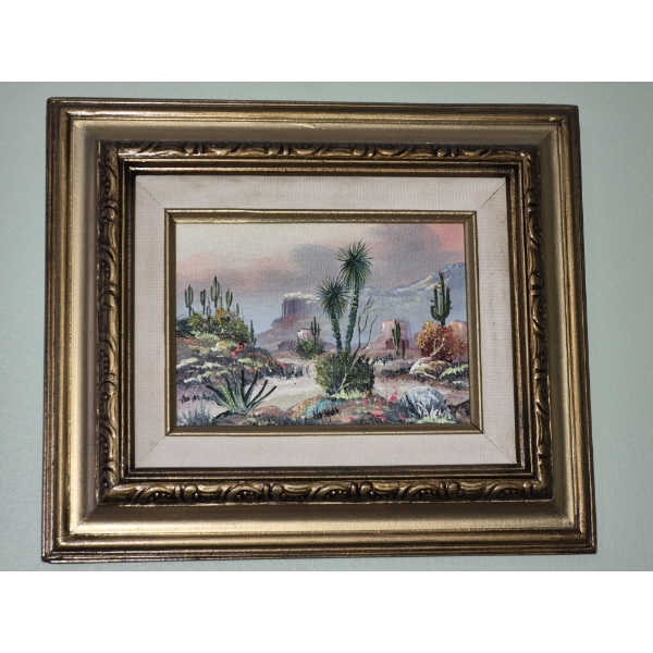 PICKUP IN NORTHFIELD - T/L:  3rd Of 4 Signed Oils On Canvas: 13 x 11 O/A  - Image Is 7" x 4.5"