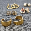 Image 4 : Lot Of 14 Assorted Fashion Earrings Ft. Seasonal Themes Perfect for Holidays! 