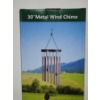 Image 2 : HEAVY DUTY NEW IN BOX 30" Silver Metal Wind Chime ~ Weather Resistant Material With Amazing Sound!