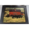 Image 2 : 2 Pcs Framed Country /Farm Art Prints  1 Under Glass , One on Artists Board - New