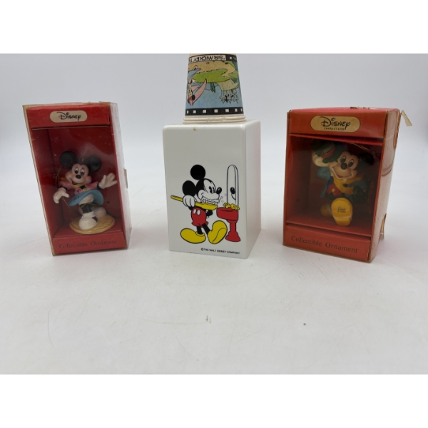 Minnie & Mickey Mouse Ornaments - Mickey Mouse Cup Dispenser for Brushing Teeth 