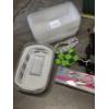 Image 4 : Storage Container With Lid Including Curling Irons, Storage Tubs, Lint Shaver, Mirror And More!