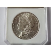 Image 2 : Stunning 1890-S 90% Silver Morgan Dollar Graded AU 58 by PCI