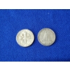 Image 2 : Silver Dimes: 1962 Roosevelt 90% Silver Dime & 1963 Canadian Silver Dime ASW: 0.0594oz