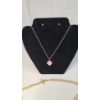 Image 6 : Pink Stone Wristwatch, Bracelets, Layered Necklace & Pink/White Stone Necklace