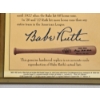 Image 6 : Limited Edition, Vintage 1995 Babe Ruth Card, Mini Hardwood Bat & Stand 
