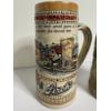 Image 2 : 2 Beer Steins - Stroh's Brewing Company (2) - America's Only Fire-Brewed Beer 