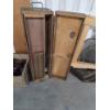 Image 3 : Vintage Barn Wood, Cupboard Doors, Mirror, 36'' Plastic Wall Clock & More! -No Shipping!