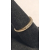 Image 3 : Women's 10K Yellow Gold Channel Set Band Ring With Diamonds - Size 5 - Weight: 1.1g 