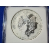 Image 4 : 1997 $1 American Siver Eagle 1 oz Fine Silver Graded by NGC MS 69