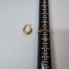 Image 4 : Vintage 10K Gold Jewelry: Solitaire Diamond Ring Size 9 and One Earring - Total Weight: 2.0g