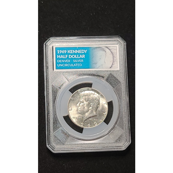 Collector's Alliance 1969 Denver 40% Silver Uncirculated Kennedy Half Dollar