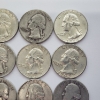 Image 3 : $4.00 Face Value of Assorted Years U.S. Washington 90% Silver Quarters