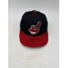 Image 2 : Cleveland Indians Autographed Hat - CC Sabathia - in plastic storage - New Era - MLB Authentic 