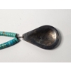 Image 5 : Silver-Plated Vintage Native American Style Turquoise Statement Necklace