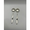 Image 2 : Oneida Heirloom Sterling Silver Spoons - 83.1 Grams