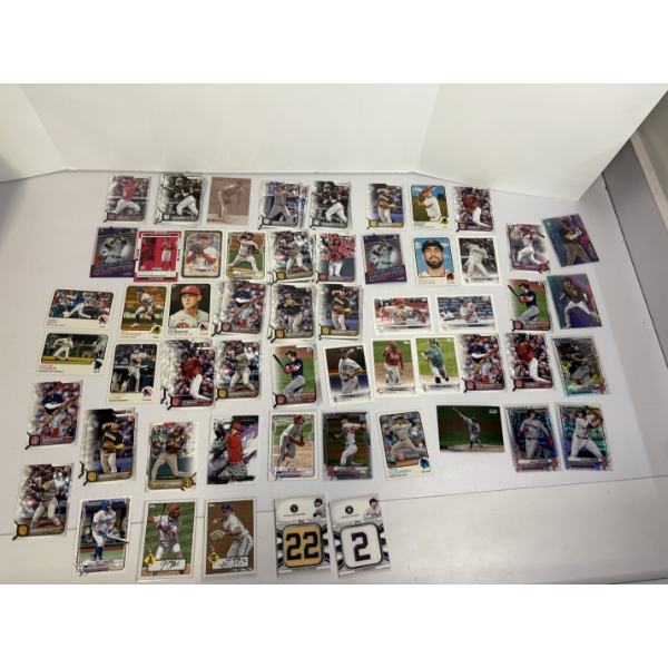 Huge Lot of Baseball Trading Cards! - Includes Number Medallions (Christian Yelich & Alex Bregman)