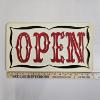Image 5 : Three Vintage Retail Store Signs With Open And Business Disclaimer Text