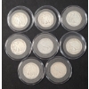 Image 8 : Assorted Years & Mint Marks 90% Silver Walking Liberty Half Dollars In Coin Capsules -Face Value: $4