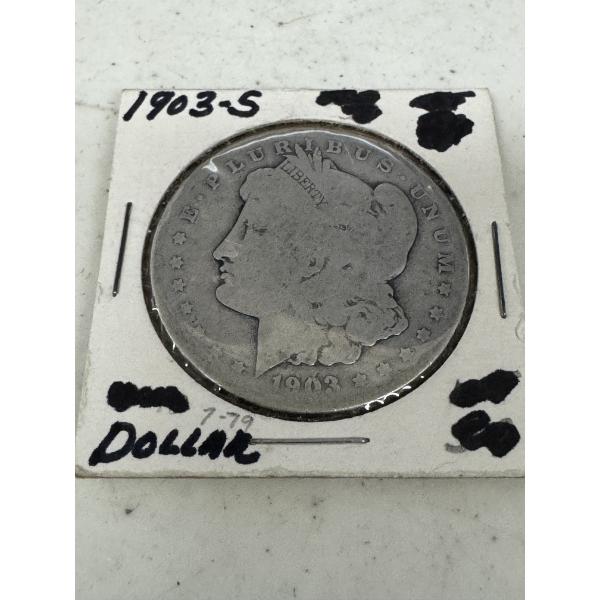 1903-S United States Morgan Silver Dollar - Harder Date To Find