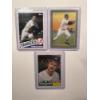Image 1 : 3 - Thurman Munson New York Yankees Baseball Cards In Protective Holders - Mint Condition