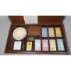 Image 4 : Vintage 1974 Parker Brothers Monopoly 40th Anniversary Deluxe Edition With Faux Leather Bound Case