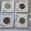 Image 7 : Two Binder Pages Filled with Assorted World Coins: Ireland, Russia, Great Britain, Isreal, & More! 