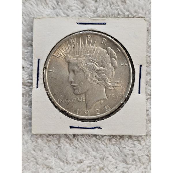 1925 United States 90% Silver Peace Dollar