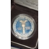 Image 5 : United States Mint Congressional 1989 Silver Dollar Proof Coin In Original Box With COA