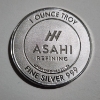 Image 4 : 2024 Asahi Refining 1 Troy Ounce 999 Fine Silver Lunar Calendar Series Round ~ YEAR OF THE DRAGON