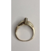 Image 5 : 10K Yellow Gold Ring With Diamonds & "Love Detailing" - Size 8 - Weight: 2.8g