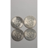 Image 2 : (4) United States 1964 90% Silver Kennedy Half Dollars - Face Value: $2.00