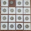 Image 3 : $5.00 Face Value in Assorted 90% Silver United States Washington Head Quarters in Binder Page