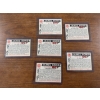 Image 4 : 6 RARE 1965 James Bond Movie Trading Cards In Protective Holders - Excellent Condition 