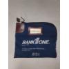 Image 1 : Vintage Bank One Zipper Locking Bank Bag w/ Key 