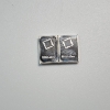 Image 2 : x2 Valcambi Suisse 1 Gram Fine Pure .999 Silver Bars - 2g Fine Silver Total 
