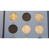Image 11 : Franklin Half Dollars 1948-1963 Whitman Coin Folder With (13) Silver Franklin Half Dollars -FV $6.50