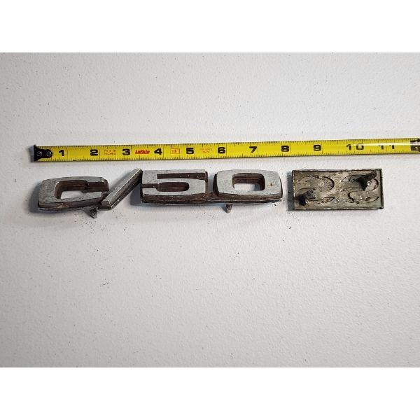 Vintage Chevrolet C/50 Truck Emblem and "SS" Emblem