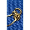 Image 6 : 14K Gold Bezel Set Cubic Zirconia On 18" 14K Gold Chain - Weight: 2.4g 