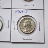 Image 5 : Six Assorted Years United States 90% Silver Washington Quarters - Face Value: $1.50