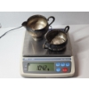 Image 9 : Vintage Weighted Sterling Silver Creamer Cup (70.1g) & Sterling Silver Sugar Bowl (34.g) TW: 104.2g