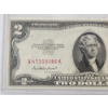 Image 2 : U.S. Series 1953-A $2 Red Seal Banknote 