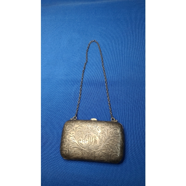 Vintage Sterling Silver Compact Purse - Total Weight: 87.4g