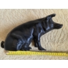 Image 1 : *Pick Up At Mantua Home-No Shipping Available* Collectable Vintage 10'' Cast Iron Black Pig Coin Ban
