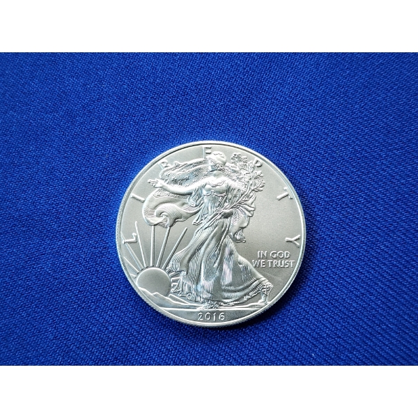 2016 $1 American Silver Eagle 1 oz. Fine Silver 