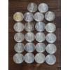 Image 2 : Lot of 22 Total 1964 Kennedy 90% Silver Half Dollars - $11 FV
