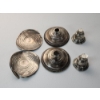 Image 1 : Sterling Silver Candlestick Holders - Condition as Shown - Total Weight: 75.8g